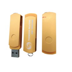 Rotating metal USB tick - THOMSON REUTERS